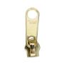 Imagem de Kit 12 Cursor Deslizador Aluminio Ziper Poliester N. 7 Dourado