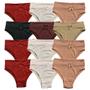 Imagem de Kit 12 de Calcinha Calçola Fristyle Microfibra Lisa Lingerie Atacado