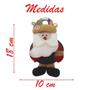 Imagem de Kit 12 Enfeites De Natal Boneco De Neve E Papai Noel Com Lousa 18cm