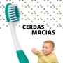 Imagem de Kit 12 Escova De dente infantil macia com protetor de cerdas