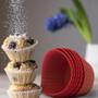 Imagem de Kit 12 Formas de Silicone para Mini Cupcake Bolo Muffin 70ml Forminha Antiaderente