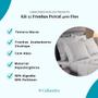 Imagem de Kit 12 Fronhas Percal 400 Fios com 3 Abas para Travesseiro 50x70