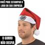 Imagem de Kit 12 Gorro Aveludado Papai Noel Tamanho Único