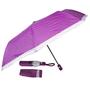 Imagem de kit 12 Guarda Chuva Feminino Abre Automático 35cm Cabe Na Bolsa Colorida Resistente Contra Vento