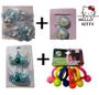Imagem de Kit 12 Itens Menina Bonita Elástico Presilha Tic-Tac Tudo para Prender o Cabelo