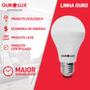 Imagem de Kit 12 Lâmpada Led Bulbo 9w Branco Frio (6500k) - Ourolux