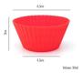 Imagem de Kit 12 Mini Forma Cupcake Silicone + 3 Espátulas Confeiteiro