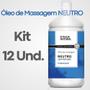 Imagem de Kit 12 Oleo Massoterapia Neutro Corporal 1l Dagua Natural