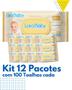Imagem de Kit 12 Pacotes Lenços Umedecidos Lara Baby 1200 Toalhinhas 