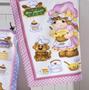 Imagem de Kit 12 Panos de Copa Felpudo Estampado Dohler Happy Kitchen