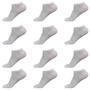 Imagem de Kit 12 Pares Meias Masculina Soquete Socks Cano Curto Médio Branca Preta Cores Variadas Adulto Atacado 114