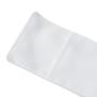 Imagem de Kit 12 Peças Porta Descanso Talheres Tecido Oxford Liso Branco para Mesa Posta - Mais que Decor