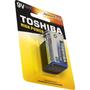 Imagem de Kit 12 Pilhas Bateria Alcalina Toshiba 9V High Power