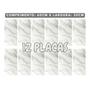 Imagem de Kit 12 Placa Decorativa Papel de Parede Adesivo Mármore Moderno Marmorizado Reforma Decoração Cozinha Piso Chão Banheiro
