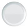 Imagem de Kit 12 Pratos Raso Opaline Blanc Redondo Duralex Vidro Branco Self Service Restaurante