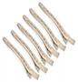 Imagem de Kit 12 Presilha Grampos Clips De Cabelo Aço Inoxidável Metal