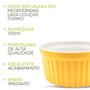 Imagem de Kit 12 Ramekin Amarelo 135ml Porcelana Hotel Molhos Petiscos