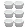 Imagem de Kit 12 Ramekin Finger Food 40 Ml Mini Porcelana Canelado