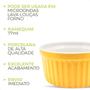 Imagem de Kit 12 Ramekins Amarelos 77ml Porcelana Sobremesa Buffet