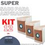 Imagem de Kit 12 Saco Aspirador De Pó Black+Decker Descartável LAS3000