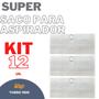 Imagem de Kit 12 Saco Aspirador De Pó Wap Refil Descartável Turbo 1600