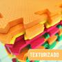 Imagem de Kit 12 Tapete Infantil para Quarto Antiderrapante Grande Em EVA 3m² Medida 50X50X1 CM por Placa Colorido Bebê Criança Infantil Decoração Interativo