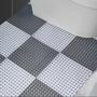 Imagem de Kit 12 Tapete Modular Superfície antiderrapante para box banheiro sauna vestiário 30x30