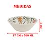 Imagem de Kit 12 Tigela Sobremesa Pequena Conic Bowl Dona Lírios 500ml