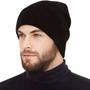 Imagem de Kit 12 Toucas de Frio Gorro Lã Adulto Unissex Masculino Feminino Tamanho Único Preta Lisa Básica p/ Atacado Revenda Vento Inverno