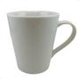 Imagem de Kit 12 Unidades Caneca De Porcelana Lisa Branca Tulipa 290ml