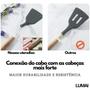 Kit 12 utensílios de cozinha em silicone cinza com cabo de madeira resistente, utensílios antiaderentes para cozinhar, mexer e servir alimentos - LUMAI Imagem de Kit 12 utensílios de cozinha em silicone cinza com cabo de madeira resistente, utensílios antiaderentes para cozinhar, mexer e servir alimentos