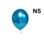 Imagem de Kit 125 Azul n9 +Branco + Azul Metalizado Balão Bexiga Festa