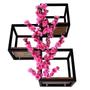 Imagem de Kit 12Galho Flor de Cerejeira: Flores Artificiais preço de Atacado p/ painel de flores e decoração