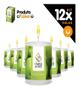 Imagem de Kit 12x Vela Aromática Vela Perfumada 60g - Maçã Verde