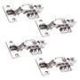 Imagem de Kit 14 Dobradiças Reta Inox Amortecedor 35mm Portas Armários