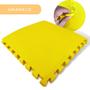 Imagem de Kit 14 Placas Tapete Infantil EVA Estilo Piso Tatame 50x50cm 10mm (3,5 m²) Emborrachado Crianças Bebes Exercícios c/ Encaixe + Bordas Acabamento