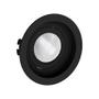 Imagem de Kit 14 Spot Embutir Redondo Recuado Par20 Preto + Lâmpada Led 4,8w 4000k