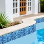 Kit 15 Adesivo Piscina Azulejo Fundo Dagua Azul 100x30cm - Resitank Imagem de Kit 15 Adesivo Piscina Azulejo Fundo Dagua Azul 100x30cm