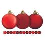 Imagem de Kit 15 Bolinhas de Natal 3cm Vermelha