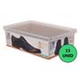 Imagem de Kit 15 Caixa De Sapato Transparente Para Organizar - Grande