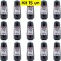 Imagem de Kit 15 Cones Linha Princesa Moda Grossa na Cor Preta 500 Metros e 288 TEX e 100% Polipropileno Incomfio Trança de Cabelo, Crochê, Box Braids e Tricô