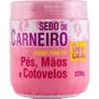 Imagem de Kit 15 Creme e Hidratante Sebo de Carneiro Pés Mãos Cotovelos com Óleo de Argan