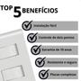 Imagem de Kit 15 Interruptor Duplo 4X2 Branco Embutir Liz Tramontina