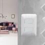 Imagem de Kit 15 Interruptor Duplo 4X2 Embutir Branco Aria Tramontina