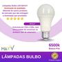 Imagem de Kit 15 Lâmp. Bulbo 15w Fria E27 6500k - Alumínio - Branco