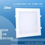 Imagem de Kit 15 Luminária Led De Teto Embutir 24W Quadrado 6500K Bivolt Para Sala De Estar Jantar Quarto Banheiro Cozinha Casa