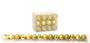 Imagem de Kit 15 Mini Bolas Natal Dourada Glitter, Fosca, Lisa 3cm - Master Christmas