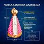 Imagem de Kit 15 Nossa Senhora Aparecida Pérola 10cm Lembrança