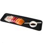 Imagem de Kit 15 Prato para Sushi Comida Japonesa Bandejas para Servir Retangulares Coza Preto