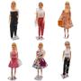Imagem de kit 15 roupas roupinhas look conjuntos para boneca barbie